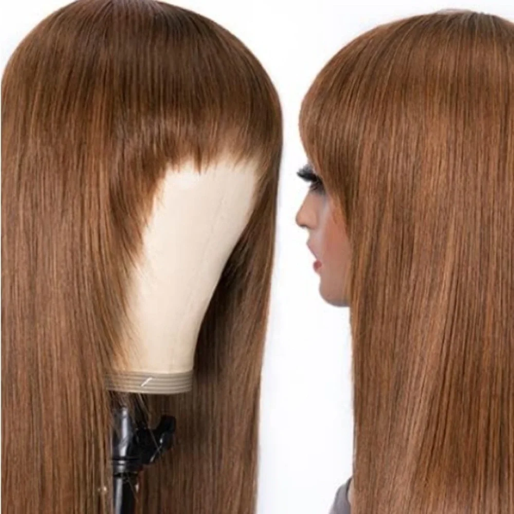 Blooming Hair  100% 10A Human Hair Bang Wig
